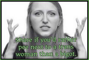 peeing bigot